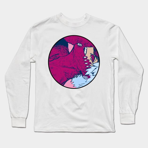 Dabi || MHA Merch Long Sleeve T-Shirt by saturnswamp